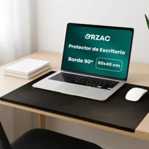 Protector de Escritorio 80×40 cm con Borde 90°