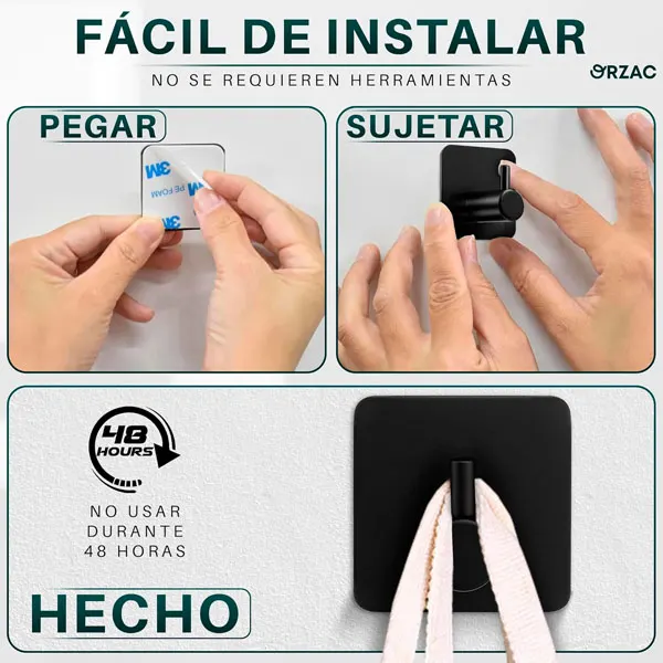 Ganchos-Adhesivos-Negro-Alburnus-Shop-9