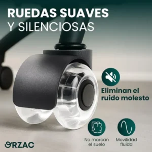 Ruedas 5 cm vástago 10x22mm y 11x22mm