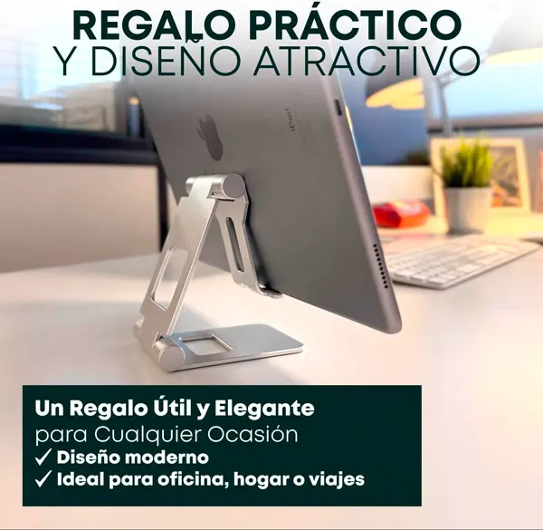 Soporte Telefono - Gris -- Alburnus-Shop (1)