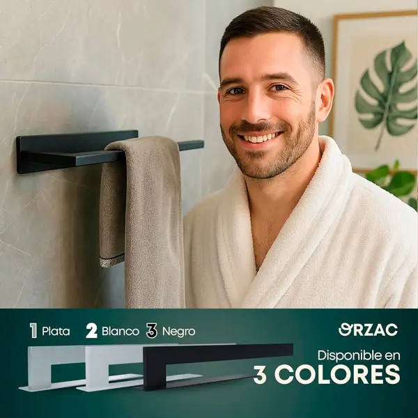 Toallero Rectangular 39_3 cm - Negro -- Alburnus-Shop (4)