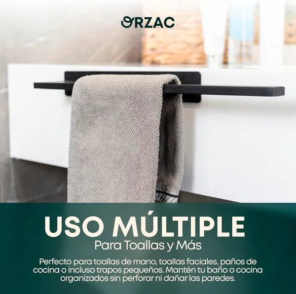 Toallero Rectangular 39_3 cm - Negro -- Alburnus-Shop (7)