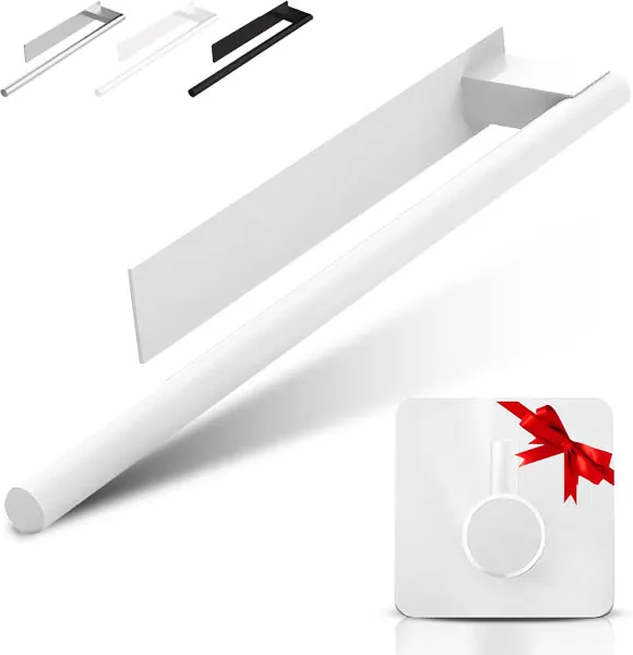 Toallero Redondo 39 cm Blanco--Alburnus-Shop (1)